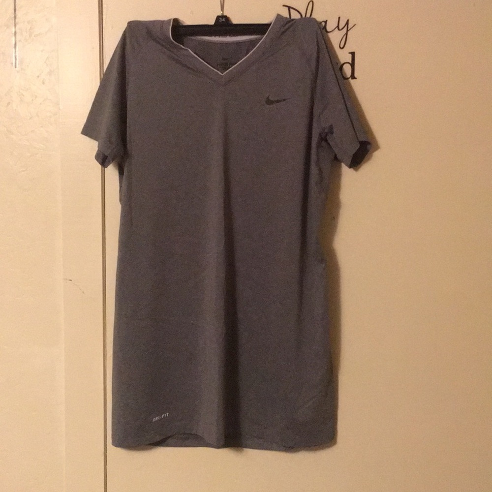 Grey Nike shirt